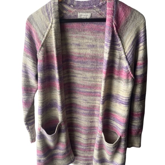 Lucky Brand Pastel Printed Cardigan - Picture 2 of 4